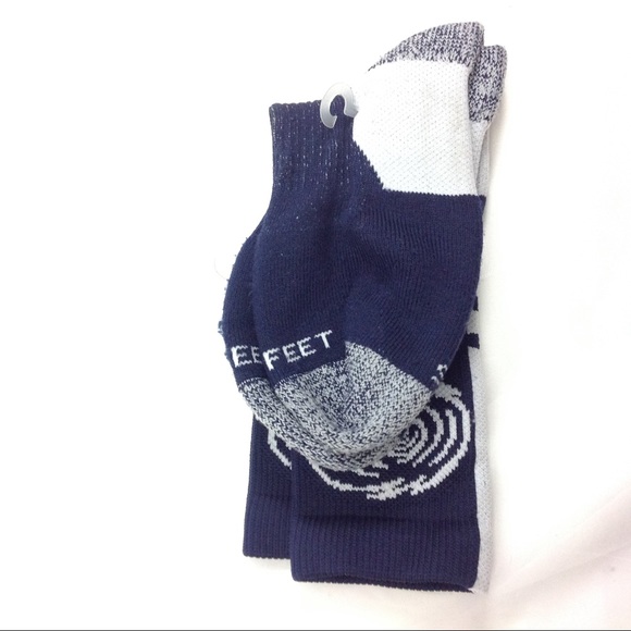 Pro Feet Socks Women's Size 4-7 Blue White - Picture 2 of 2
